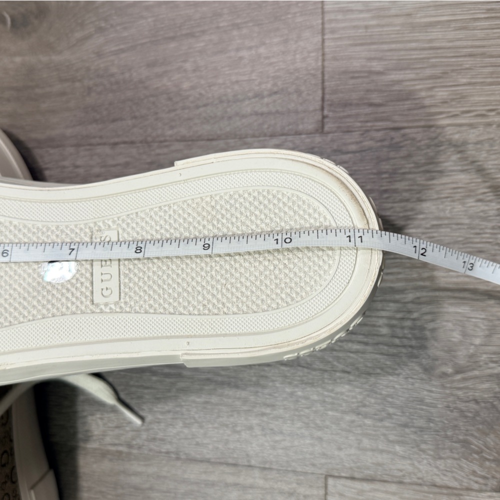 Guess Women's Stasey Quattro G Low Top Beige and Black Patterned Sneakers Size10 - Picture 8 of 10